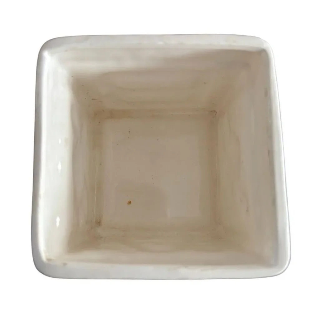 Nursery Baby Block Ceramic Planter